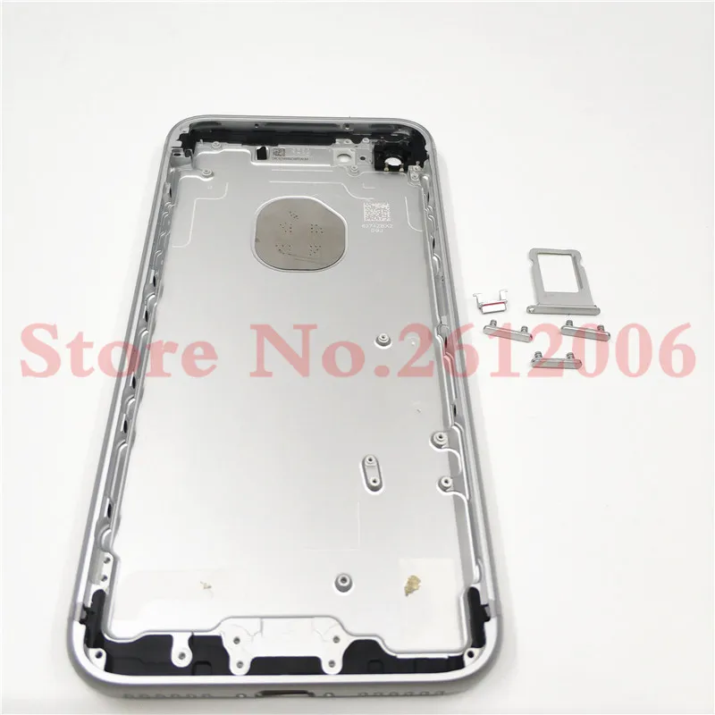 Задний корпус для iphone 7 7G 4,7 ''и 7 Plus 5,5'', корпус с рамкой, задняя крышка для аккумулятора, чехол с кнопками для sim-карты