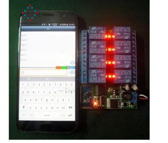 DC 12V 8-канальный сетевой видеорегистратор для телефонов на базе Android с Bluetooth Управление триггерный релейный модуль для умного дома светодиодный система освещения