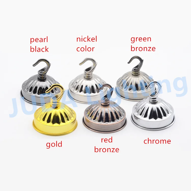 Мини потолочный розовый навес с открывающимся крючком Закрытое кольцо E27