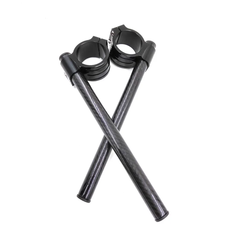 Руль управления для мотоциклов Clip On комплекс Глянец Волокно углерода ZX10R 1000 Ninja