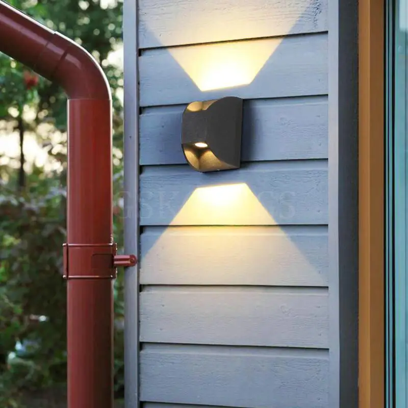 7 Вт внутренний или наружный светодиодный настенный светильник современный