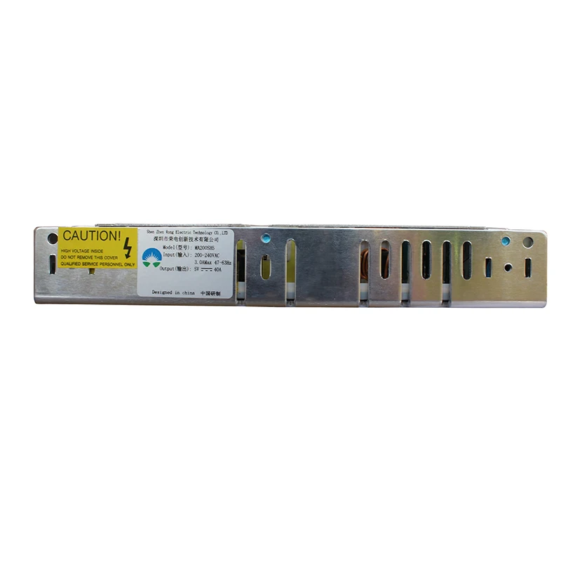 Профессиональный электрический источник питания rong 5v 40a для ткани светодиодного