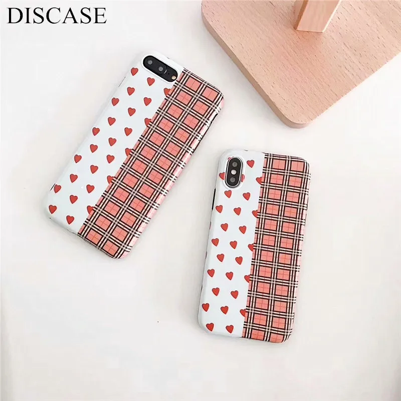 DISCASE чехол для телефона iphone XS MAX XR яркая поверхность IMD мягкая оболочка X 8 7 6 6s plus