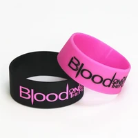 25pcs blood on the dance floor silicone wristband 1 wide sport jackson braceletsbangles for rock music fans adult gift sh134
