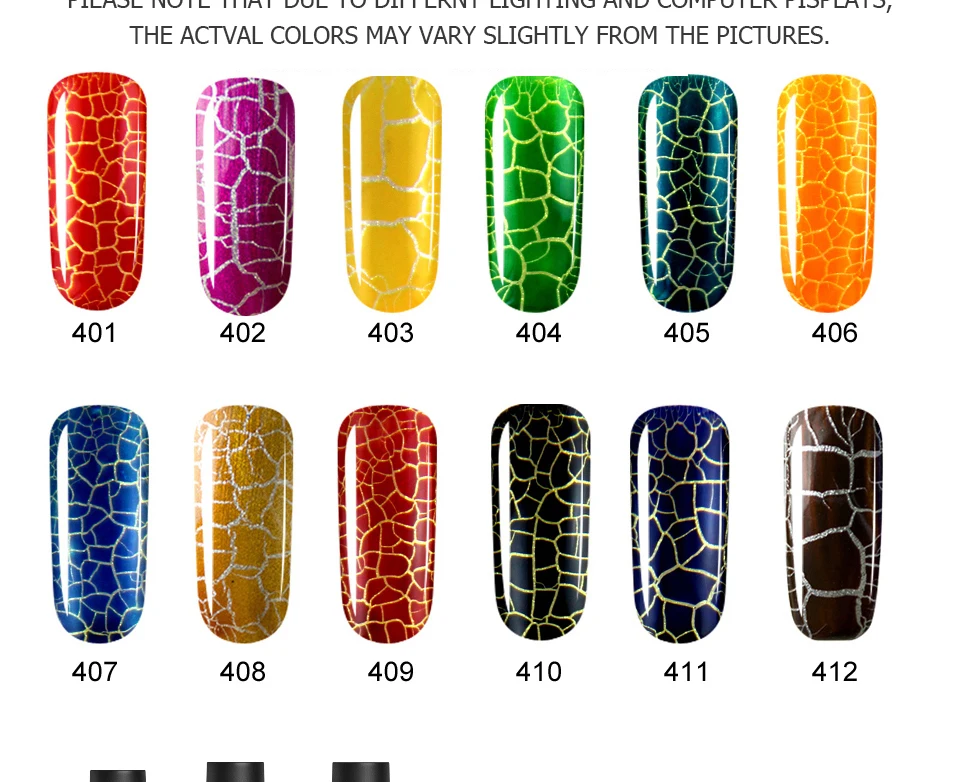 Профессиональный гель кракле Huration Гель лак светодиодная УФ лампа 7 мл для ногтей