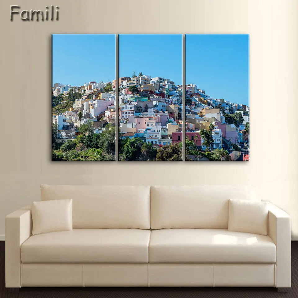 3 шт. домашняя настенная Современная Художественная постер для гостиной парк