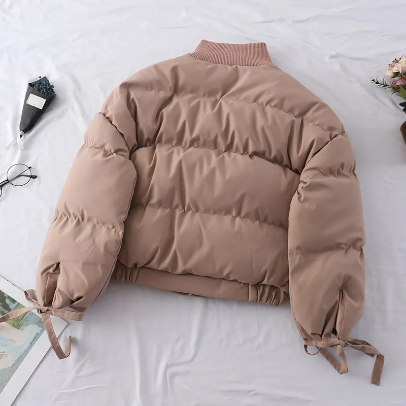 2018 осень зима модная уличная Корейская Стильная однотонная Толстая Парка