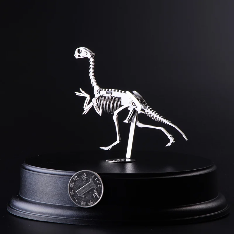 Креативная металлическая модель Oviraptor динозавры готовой продукции без сборки Обучающие игрушки коллекция домашнего интерьера настольные поделки