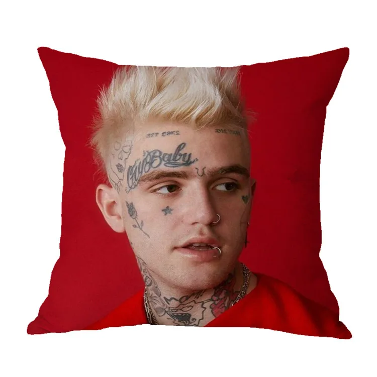 Эмо ловушка Lil peep чехол для подушки 45*45 Лен Хлопок домашние подушки мягкие декоративные наволочки для дивана кресла наволочки