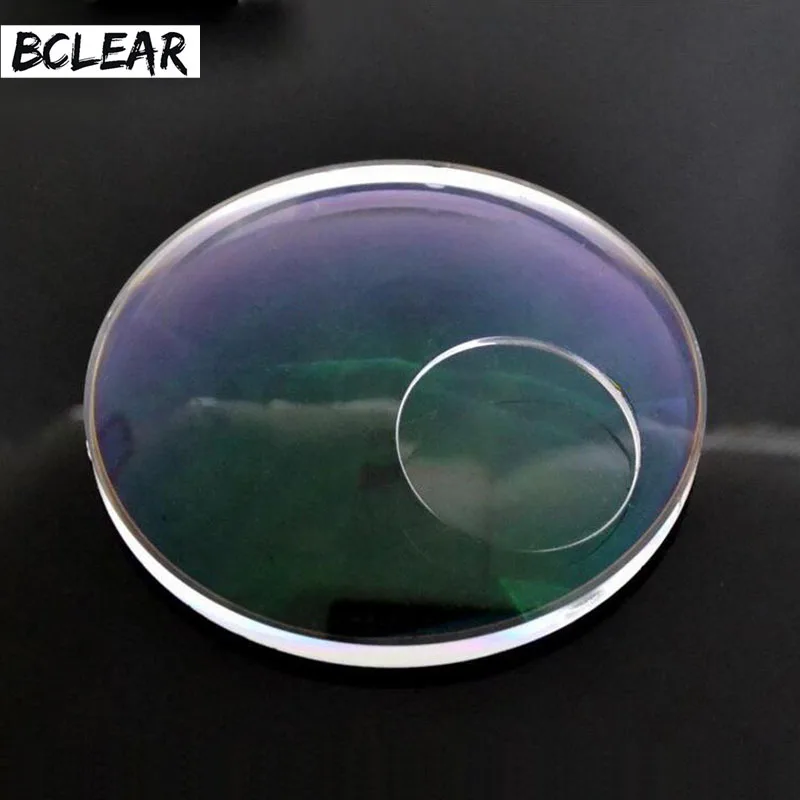 BCLEAR 1.56 Refractive Index Round Top Spectacle Prescription Bifocal Lenses to Far and Near