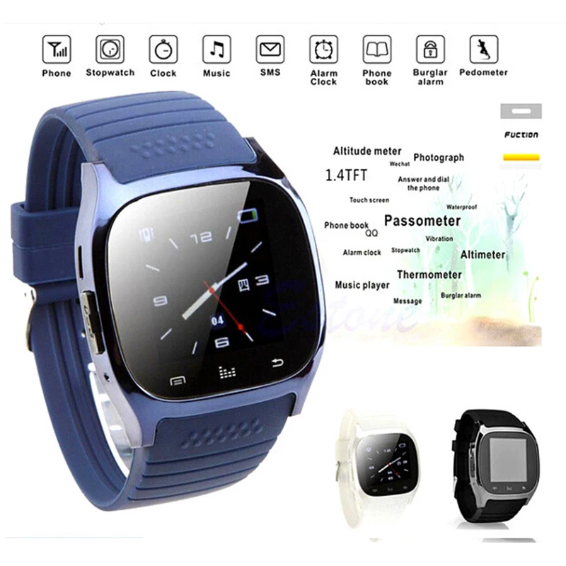 Bluetooth M26 Смарт часы Для мужчин Smartwatch reloj inteligente Носимых устройств SMS будильник для