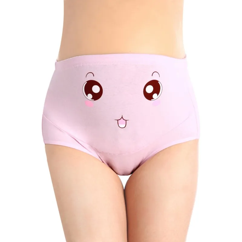 Women Cotton Pregnant Panties High Waist Mother Belly Support Underwear Cartoon Briefs Pregnancy Co1|Женские трусики| |