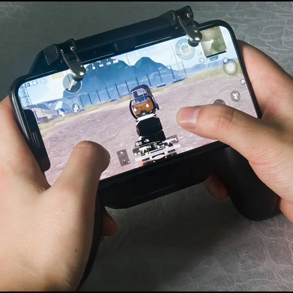 Консоль мобильного телефона для PUBG L1R1 триггер шутер контроллер ручка с охлаждающим вентилятором для Android IOS мобильный игровой геймпад