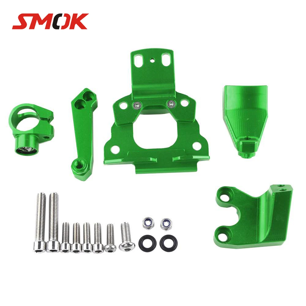 Аксессуары для мотоциклов SMOK CNC Алюминиевый Регулируемый демпфер рулевого