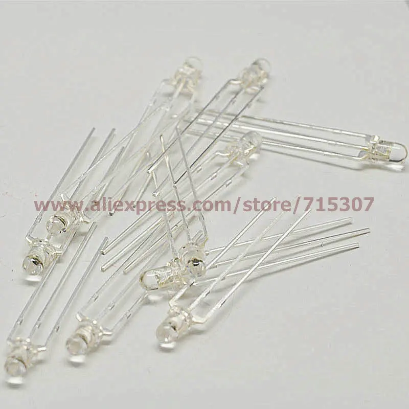 PHISCALE 50 шт. 3 мм красный/синий двухцветный светодиодный общий катод Круглый с