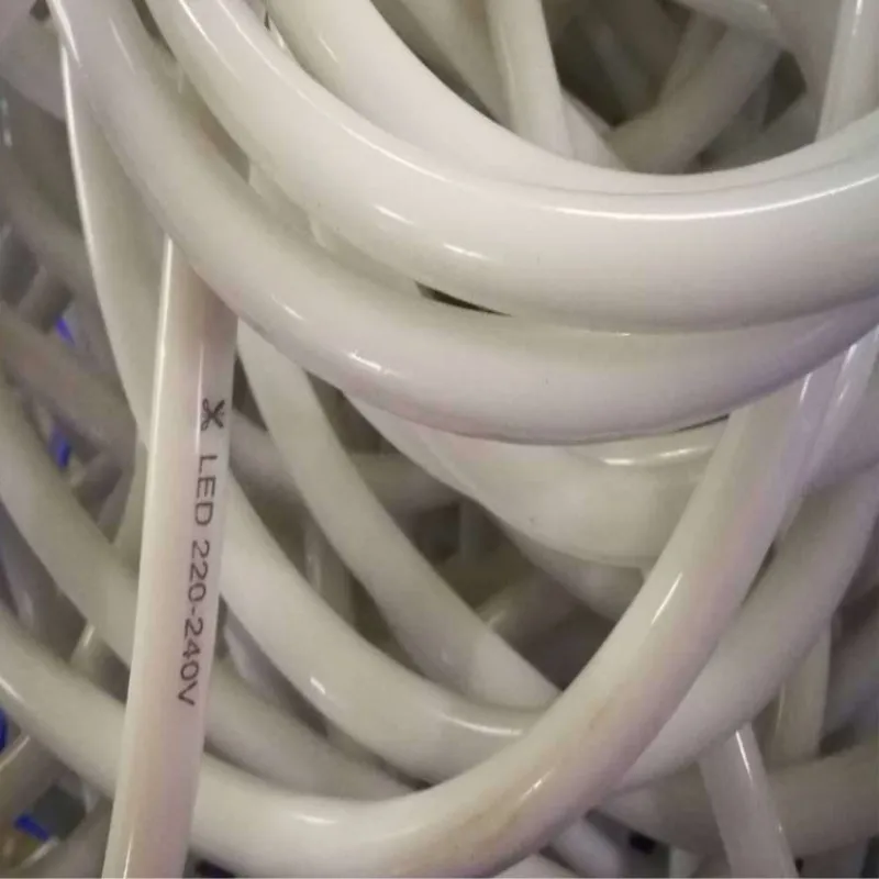 

Светодиодная лента AC220V 360 круглый 120 светодиодов/м 2835 гибкий неоновый светильник s мягкий провод IP68 водонепроницаемый 120 светодиодов/м гибка...