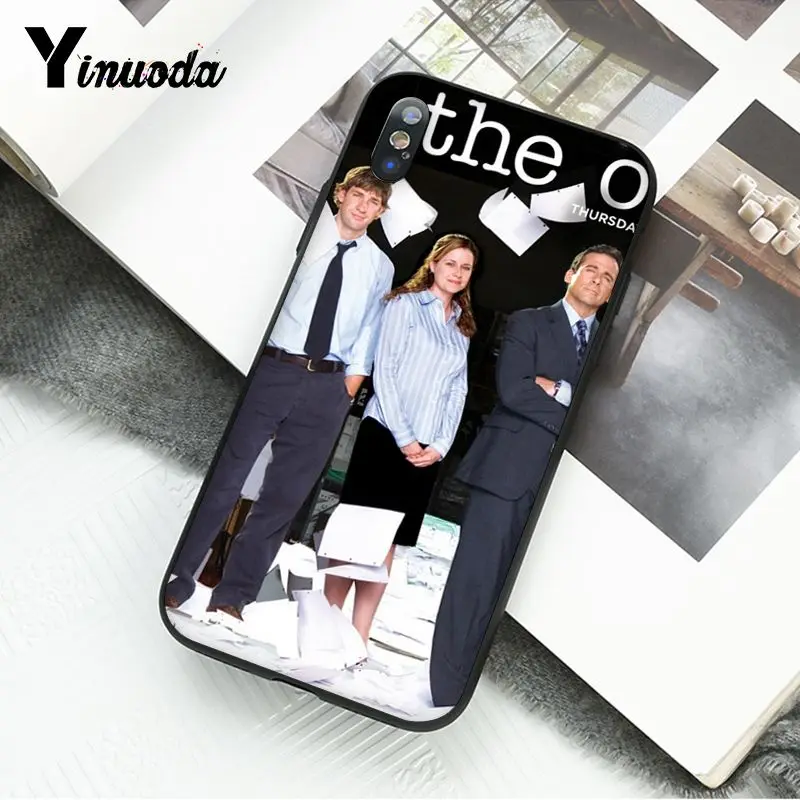 Yinuoda, офис, ТВ, Покажите, что она написала, Красочный милый чехол для телефона для iphone 11 Pro Max 8 7 6 6S Plus X XS MAX 5 5S SE XR