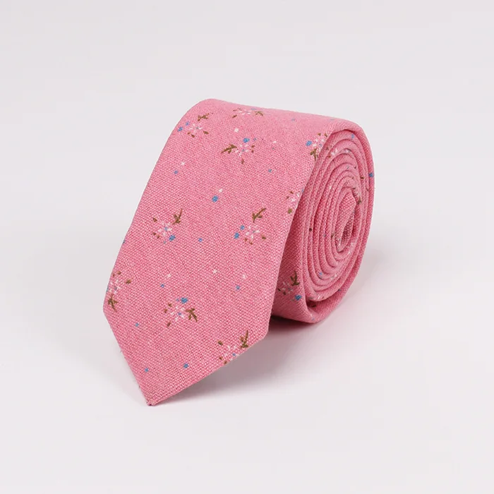 2018 Новый стиль цветок галстук для мужчин хлопок костюм цветочной расцветки Gravatas