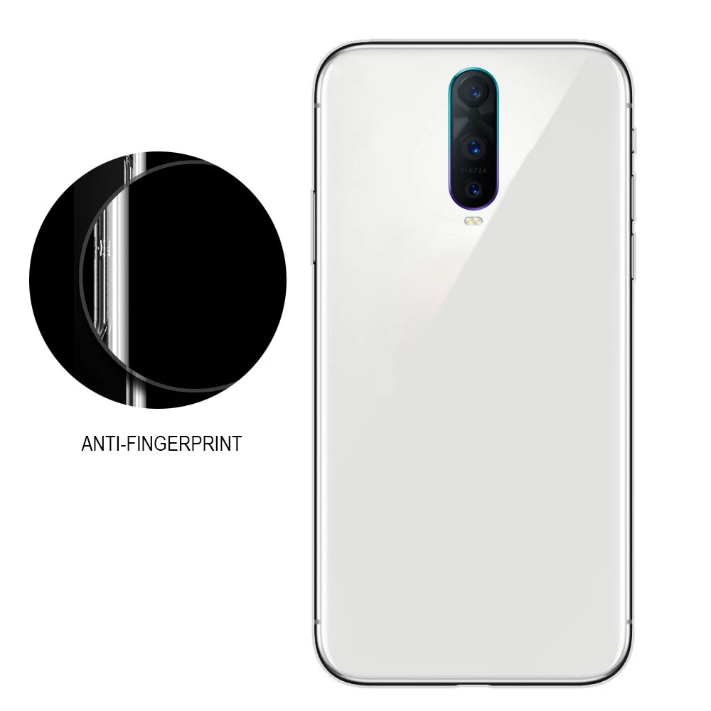 Прозрачный мягкий чехол с защитой от отпечатков пальцев для OPPO RX17 Pro|Бамперы| |