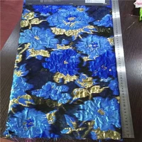 the french three dimensional small buds jacquard tapestry satin fashion fabric for coat dress tissu au meter bright cloth dy08