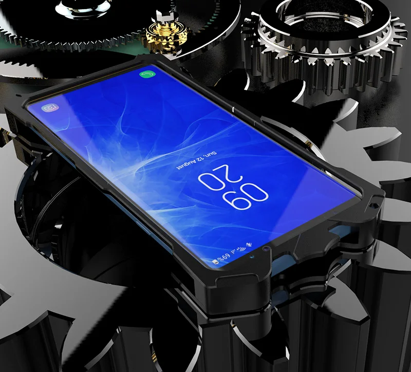 Металлический алюминиевый защитный чехол для samsung Galaxy Note9, защитный чехол-бампер для samsung Note 9, роскошный сверхпрочный чехол для телефона