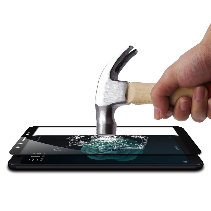 Прозрачное премиальное закаленное стекло для Сяоми Ми А2 / Сяоми Ми А1 for Xiaomi Mi A2 Mi 6X полное покрытие ультра-тонкий защитный Стекло на for xiomi mi a1 на for xiaomi mi a2 защитное стекло