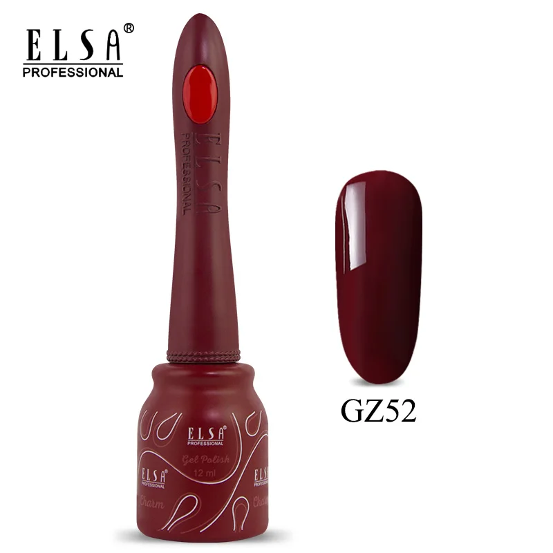 GZ52 Elsa 12 мл DIY Гель-лак для ногтей Французский стиль УФ набор гель-лаков для ногтей отмачиваемый 80 цветов серия лак для ногтей телесный цвет гель - Цвет: GZ52