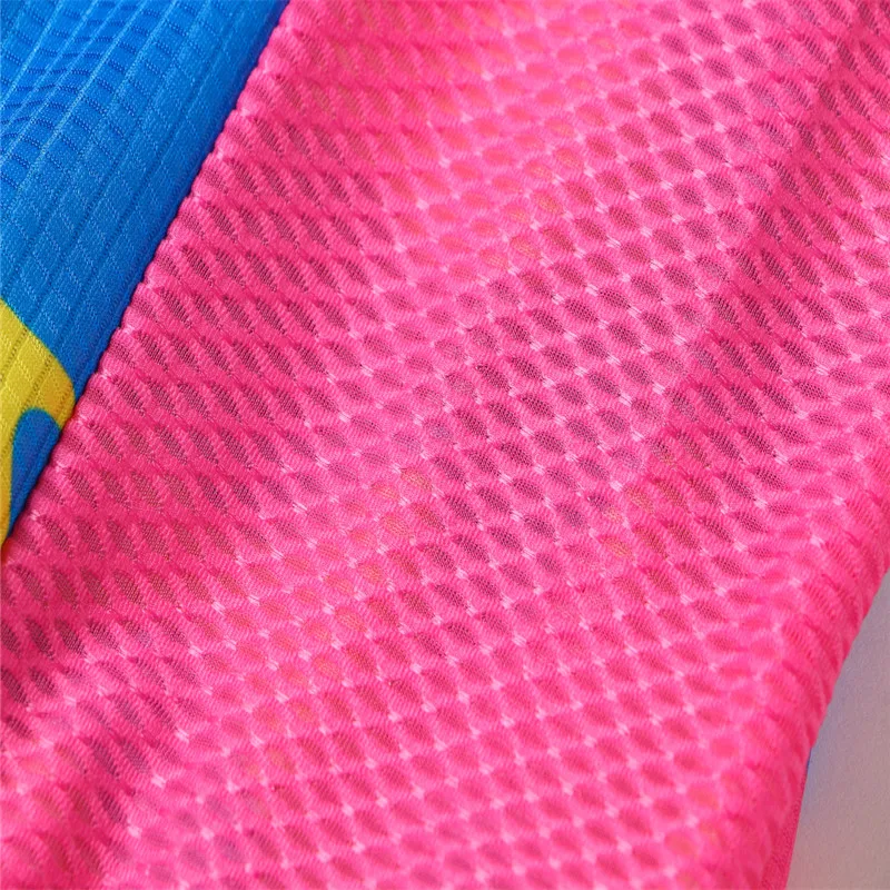 Weimostar 100% полиэстер Велоспорт Джерси Женская с коротким рукавом велосипедная