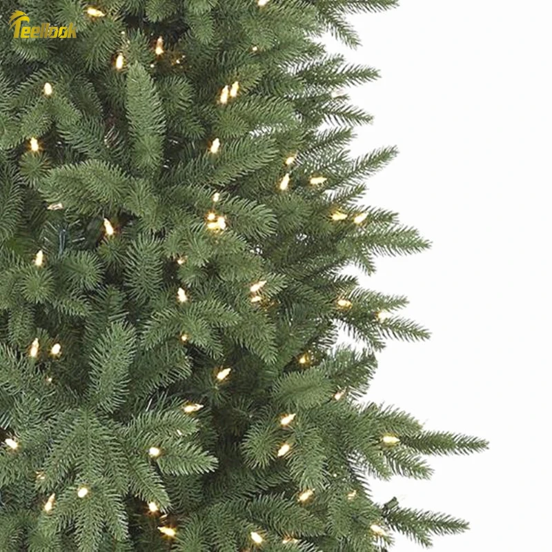 Светящаяся Рождественская елка Teellook 1,2 м/3,0 м из полиэтиленового материала, рождественские украшения для дома в торговом центре отеля