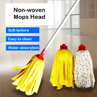 tchy home cleaning non woven household dust 2 pcs mop head replacement suitable for cleaning the floor soft texture practical