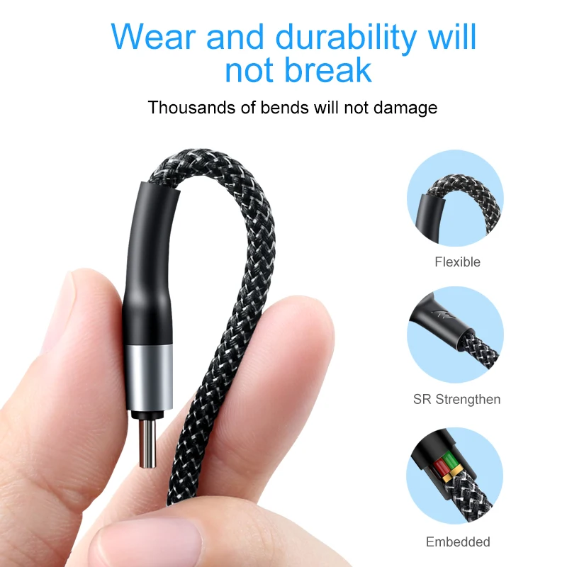 Кабель Elough 5A type C для huawei mate 30 20 pro P30 P20 супер зарядный провод кабель usbc USB зарядного