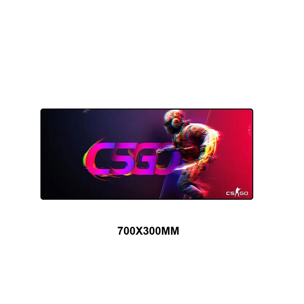 CSGO002 CS GO игровая клавиатура Коврик для мыши большой размер XL Противоскользящий натуральный каучук CSGO геймер Коврик Для Мыши для ПК компьютер ноутбук коврик для мыши - Цвет: CSGO002