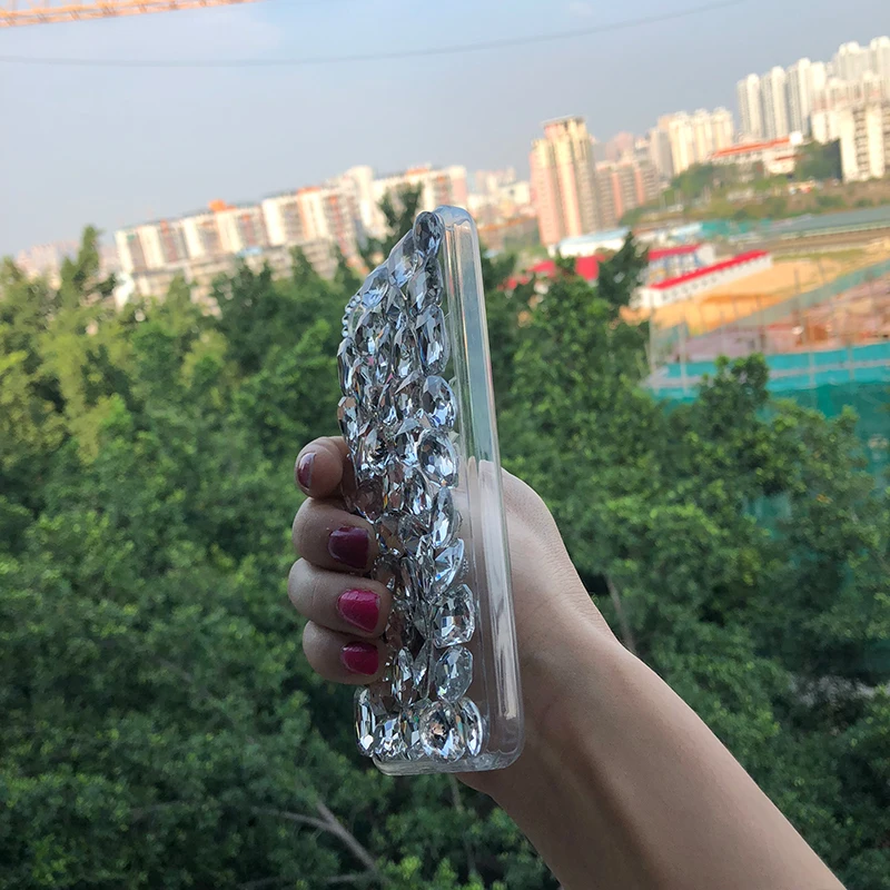 XINGDUO для meizu u10 Роскошный прозрачный Блестящий Алмазный Стразы чехол m3/M5 note/Pro