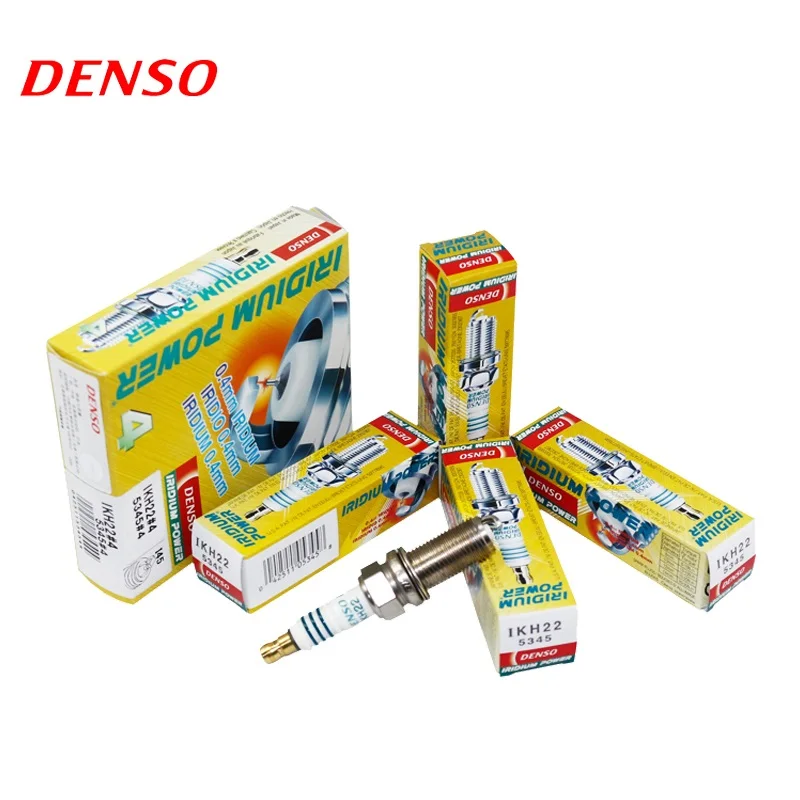 4 шт./компл. DENSO автомобильная свеча зажигания для Porsche Volvo Audi Citroen C4 Peugeot 206 307 408 Subaru Forester SG 2 5 T Iridium IKH22|Свечи и