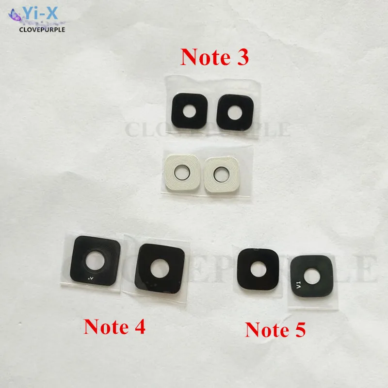 10PCS/Lot Rear Back Camera Glass Lens for Samsung Galaxy Note 3 N900/ 4 N910/ 5 N920 Replacement Repair Parts | Мобильные телефоны