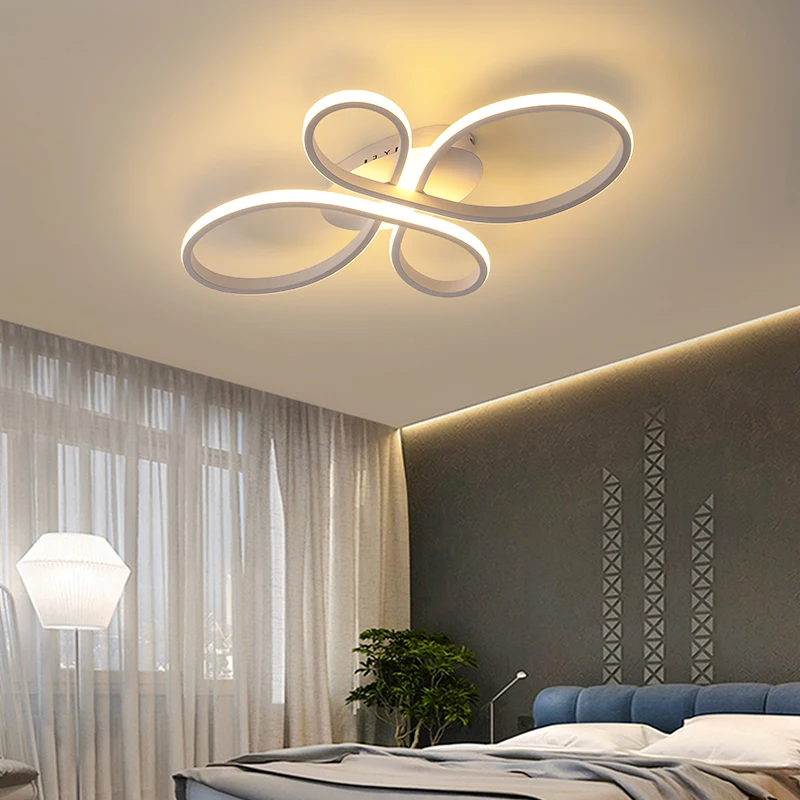 $76.50 Modern LED Ceiling Lights Dimmable Living room Dining room Bedroom Study Balcony Aluminum Body Home Decoration Ceiling Lamp