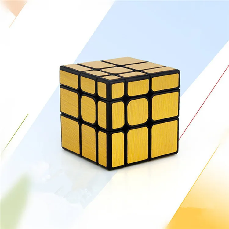 Оригинальная коробка зеркало 3x3x3 Кубик Рубика для профессионалов магия с глянцевым покрытием головоломка скоростной куб обучающие игрушки для детей Рождественский подарок