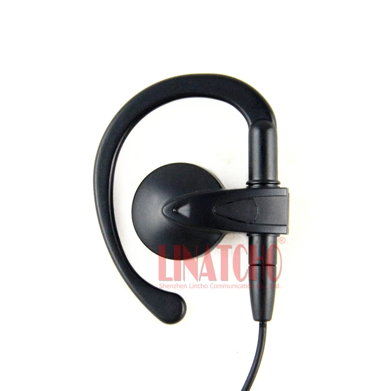 10 PCS Durable walkie talkie professional big PTT button mic clip earphone earpiece with iron clip universal K-Type