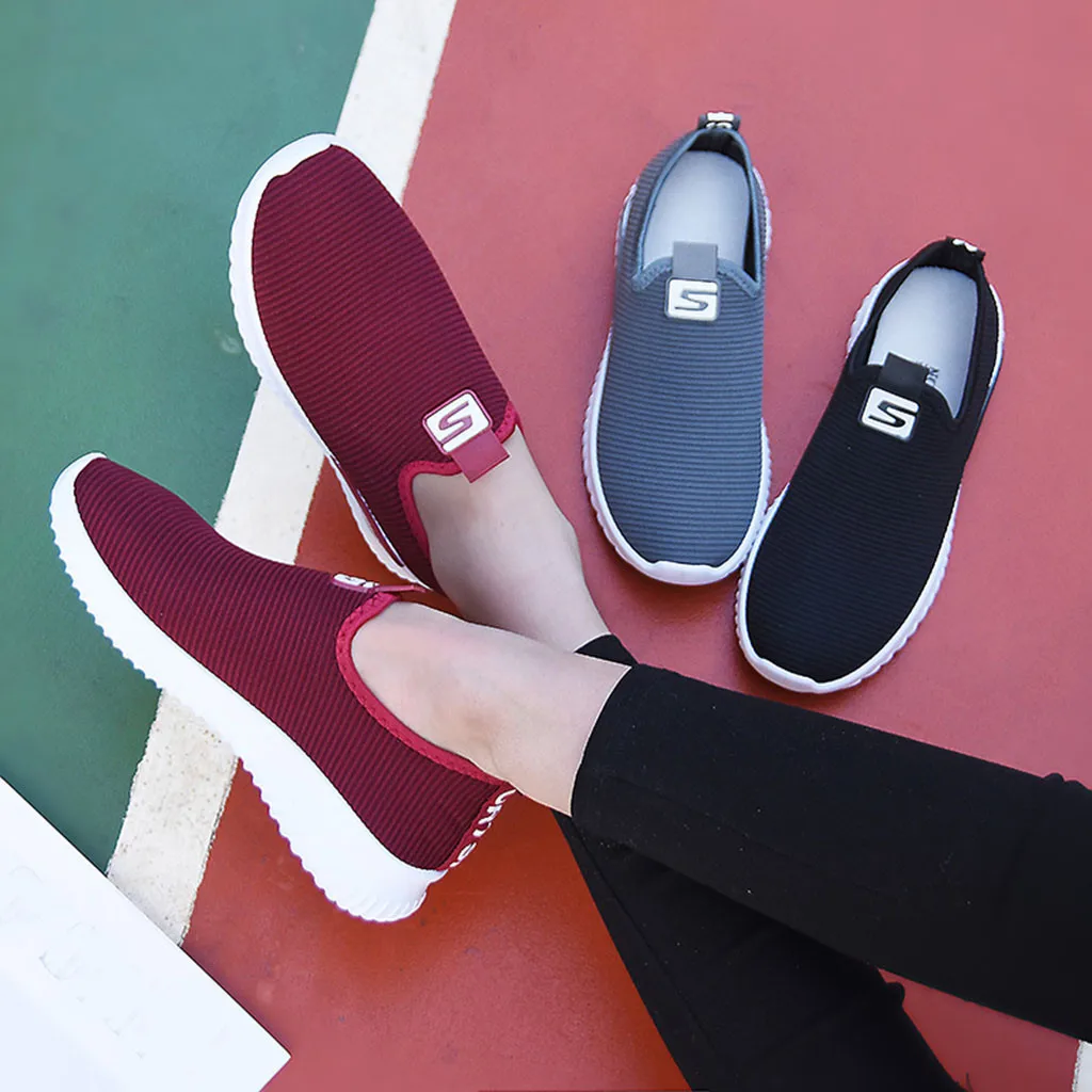 Woman Casual Shoes Breathable Sneakers Women New Arrivals Fashion Mesh Shallow Low Comfort Zapatillas#3 | Обувь
