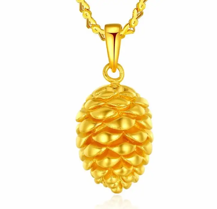 

Solid 999 24K Yellow gold Women's Pendant 3.33g