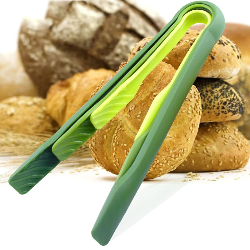 3 шт./компл. multi-function100% силикона пищевой Тонг Кухня щипцы посуда Пособия по кулинарии зажимы-щипцы зажим аксессуары салатная инструменты