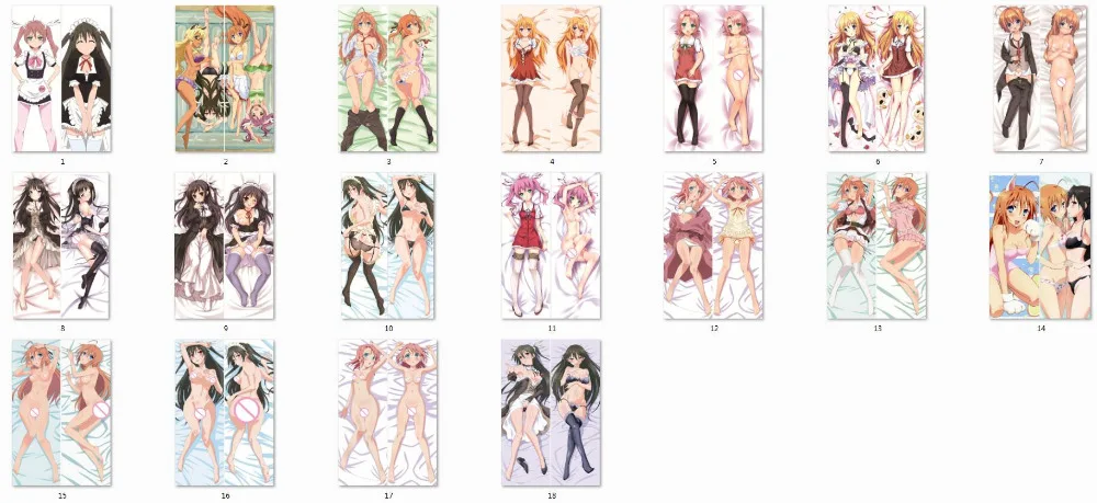 Mayo Chiki! Аниме персонажи konoe subaru & suzutsuki kanade наволочка для подушки наволочка|cover gun|cover