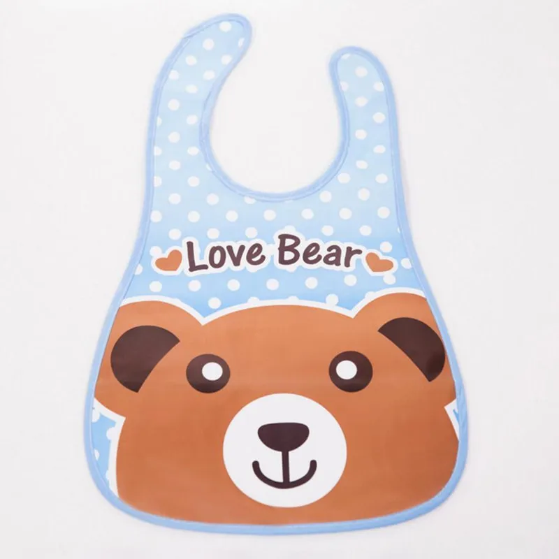 Adjustable Baby Bandana Bibs EVA Plastic Waterproof Lunch Bibs Infants Cartoon Bibs Baberos For Children Feeding Care