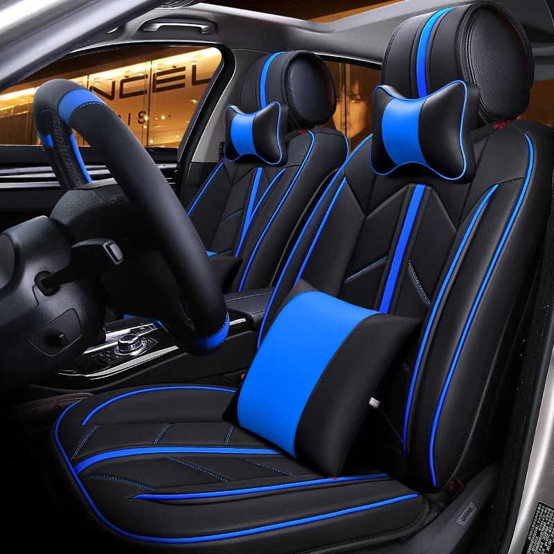 6D роскошный полноразмерный дизайн чехол для автомобильного сиденья подходит