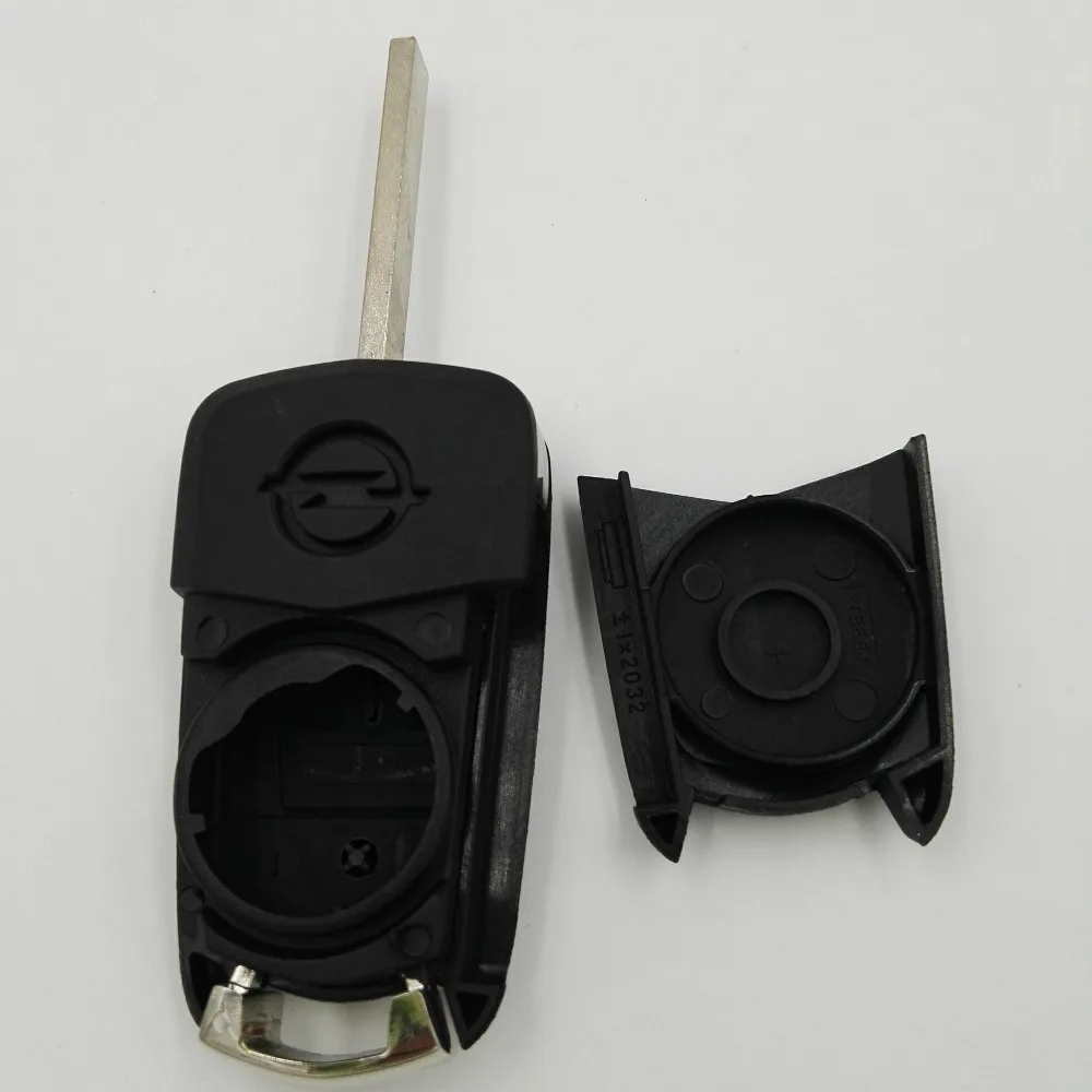 3 кнопочный необработанный раскладной чехол для ключа с дистанционным