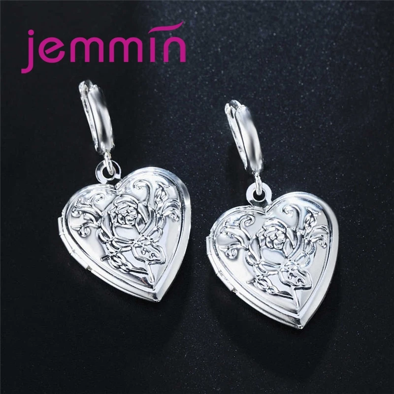 New Arrival Elegantment Style Heart Exquisite Flower Design 925 Sterling Silver Earring Jewerly Girls Anniversary Gift | Украшения и
