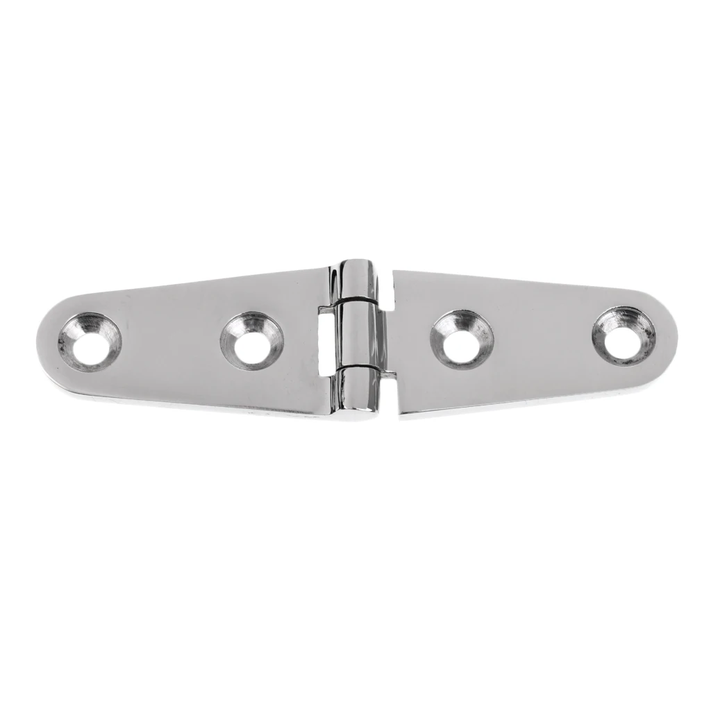

Heavy Duty 100mm Marine 316 Grade Stainless Steel Boat Deck Cabin Door Strap Hinge 4 Hole 3.94x1 Inch