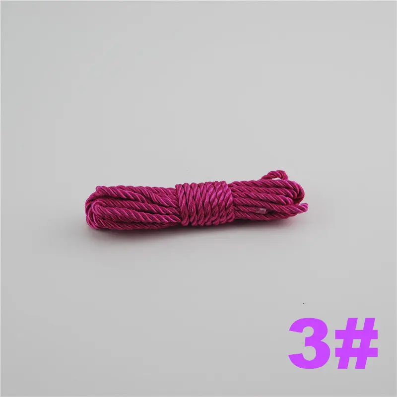 3 FASMILEY DIY Cord Jewelry findings 3 мм плетеный Канат мульти сплошной Цвет витая нить DIY аксессуары строка поставляет 100 м DS217 - Цвет: 3