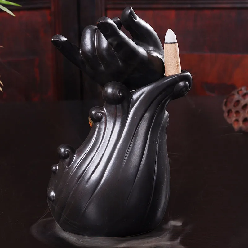 Креативная керамическая курильница для благовоний с Буддой товары дома|ceramic incense