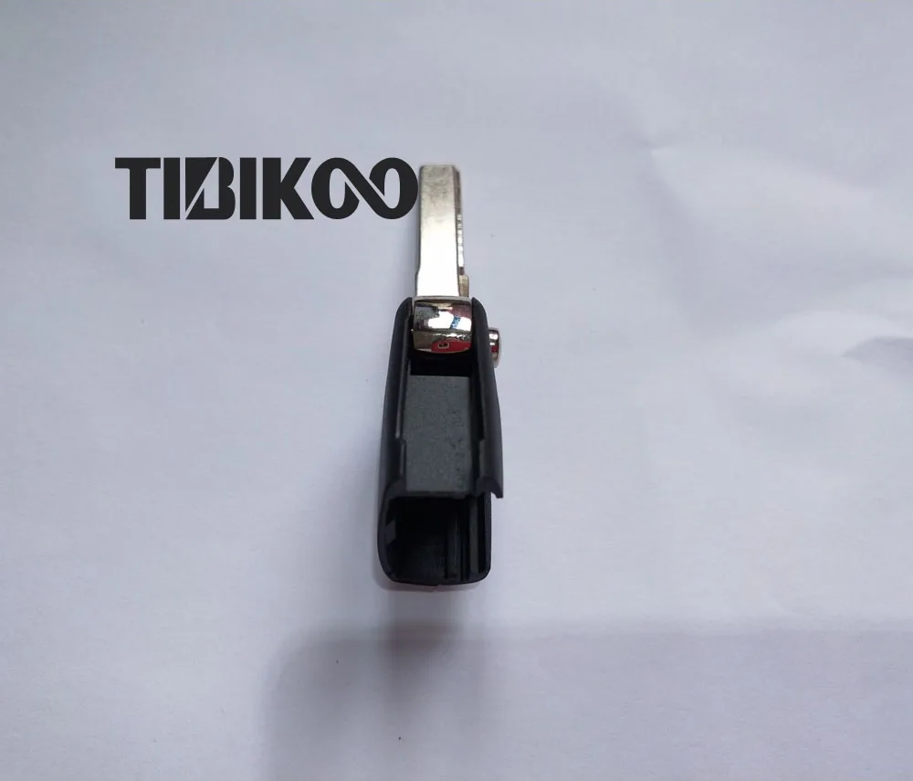 Откидной ключ с дистанционным управлением для VW без чипа Складной Корпус ключа